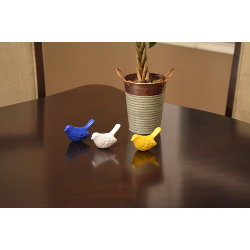 Animals Figurines & Sculptures, Yellow/White/Blue