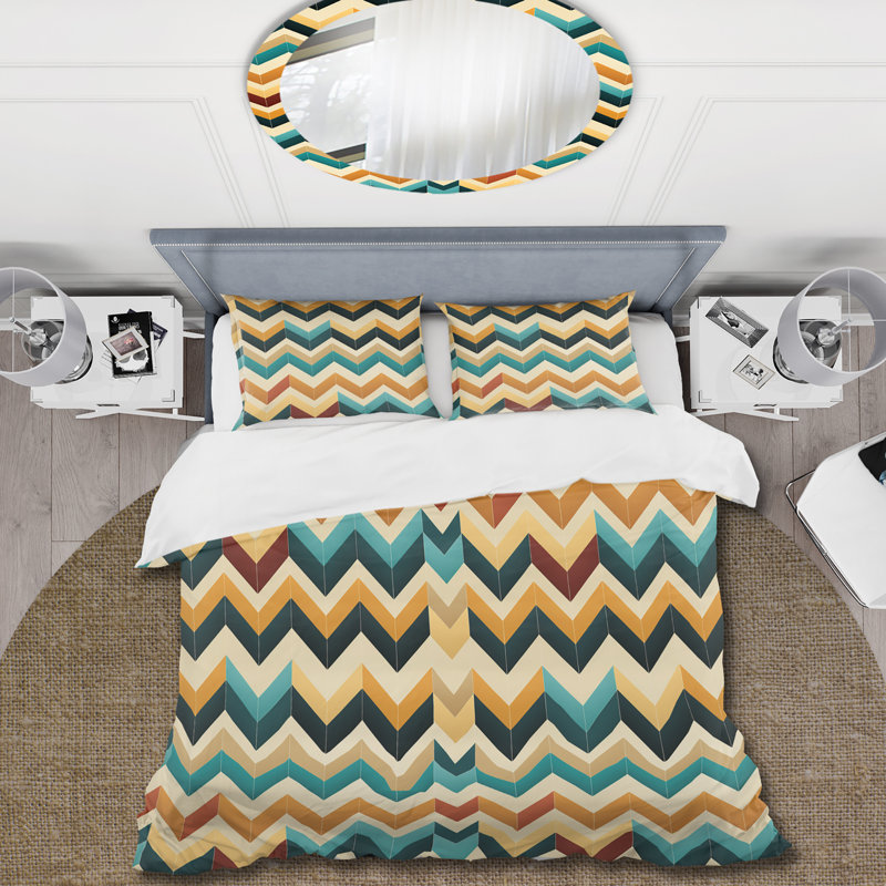 Ensemble de housse de couette ivoire Boho Accents, Housse de couette pour grand lit et 2 taies décor