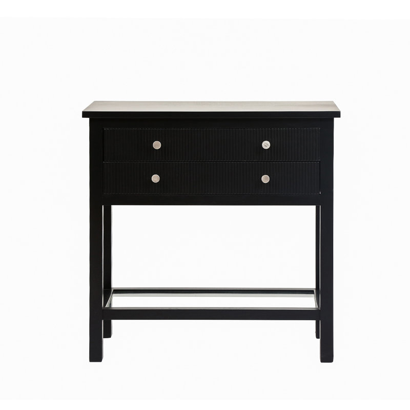 Conforti 60cm W Bedside Table, Black