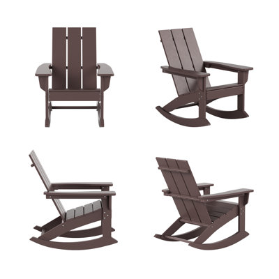 Chaise berçante d'extérieur en plastique Joubert
