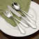 Oneida Icarus 45 Piece Everyday Flatware Set, Service For 8