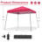 10 Ft. W X 10 Ft. D Steel Pop-Up Canopy With Weights-114543892