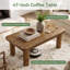 Solid Wood Four Leg Coffee Table