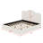 Modern Platform Bed With Upholstered Design