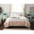 King/ King Blush Quilt , 6 Piece, Cotton , Reversible With Pillow Accumulation Bedroom Piece Pillows-119105199-119105201