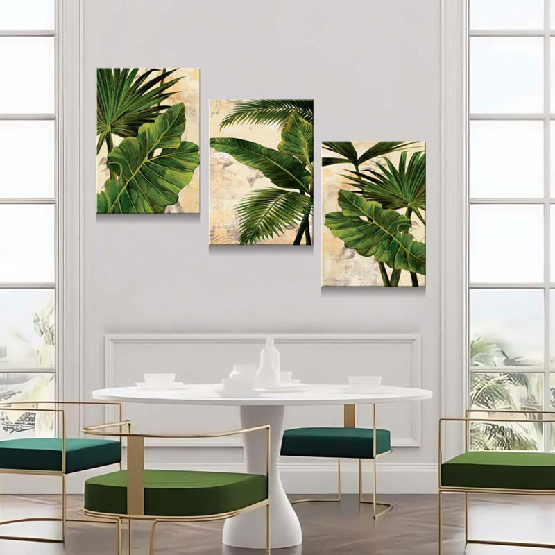 3 Piece Wrapped Canvas Print, 40 cm H x 30 cm W