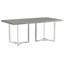Savona Grey Faux Marble Rectangular Dining Table