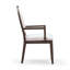Fauteuil Goeffrey, brun foncé et beige