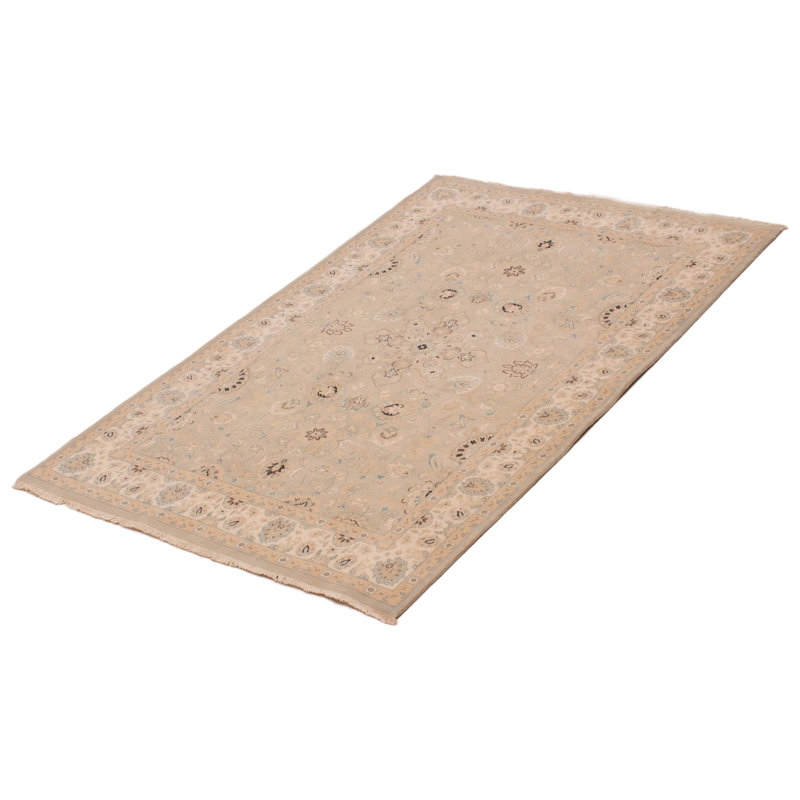 Tapis unique en laine de 1990 à 4 pi 1 po x 6 pi 2 po Aaliyiah