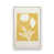 Cadre flottant blanc opaque