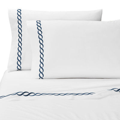 Taies d'oreiller en percale en mélange de coton 300 fils Brenna