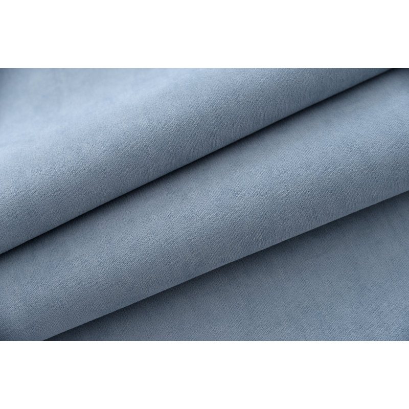 Velvet Room Darkening Curtain Pair, Blue, 50" W x 96" L