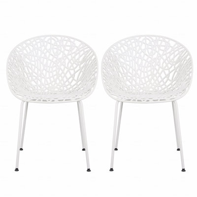 Ensemble de 2 chaises de patio d'extérieur