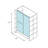 Ese 48" W x 74.5" H Semi-Frameless Shower Door-32294943-32294945