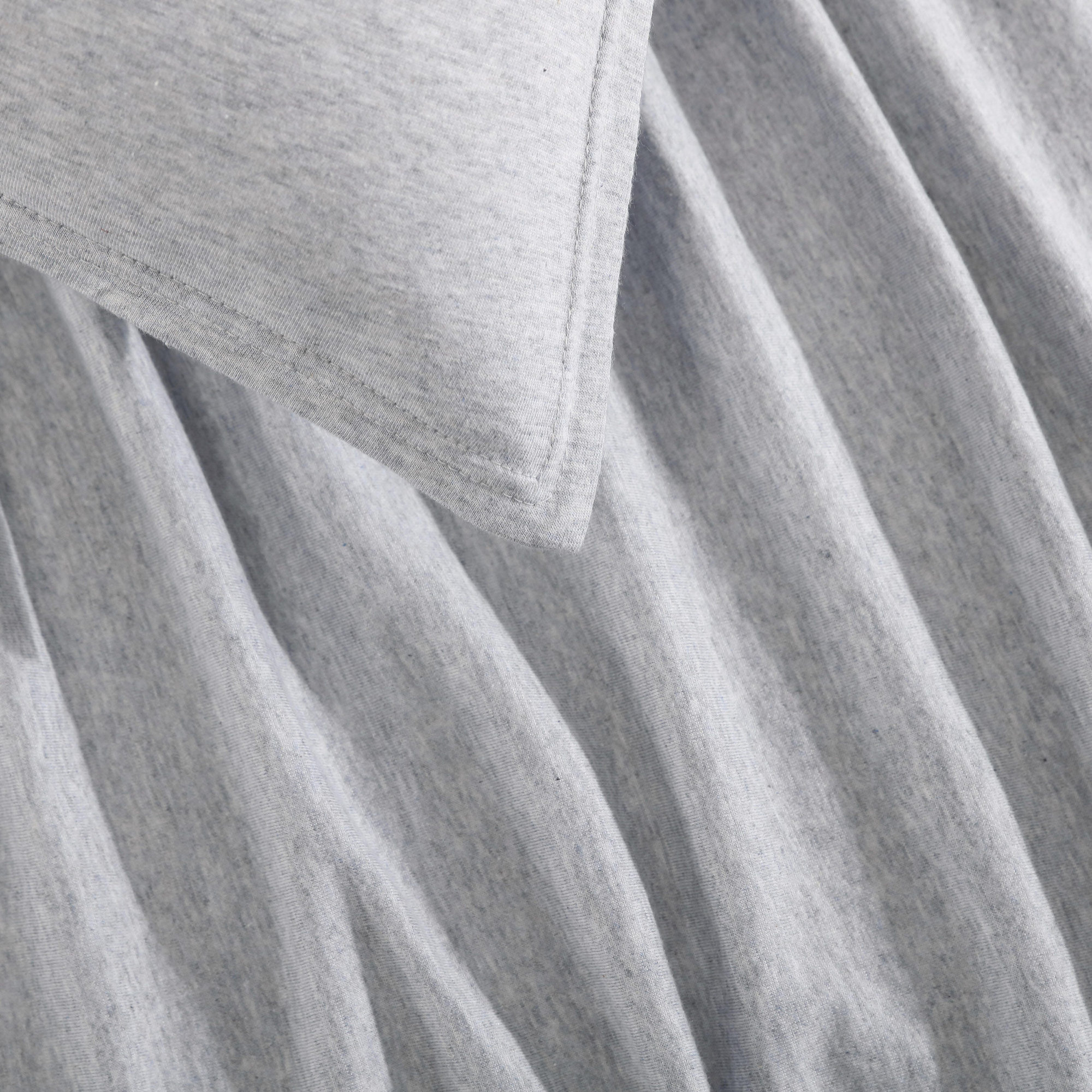 Calvin Klein Modern Cotton Melange Duvet Cover Set, Gray/Blue, Queen Duvet Cover +  2 Standard Shams