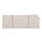 Gusella Slipcover Dining Banquette Beige 121In-127271397-127271400