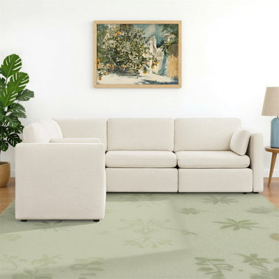 Canapé modulaire rembourré 5 pièces Winfree
