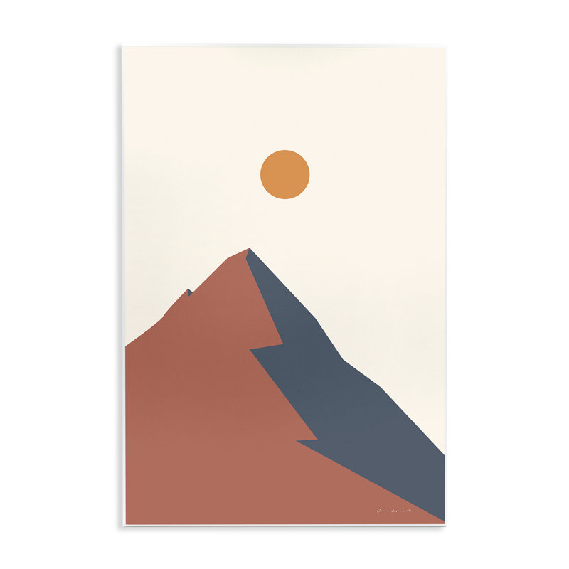 «Neutre Boho Peak» par Omar Escalante, H 15 po x l 10 po