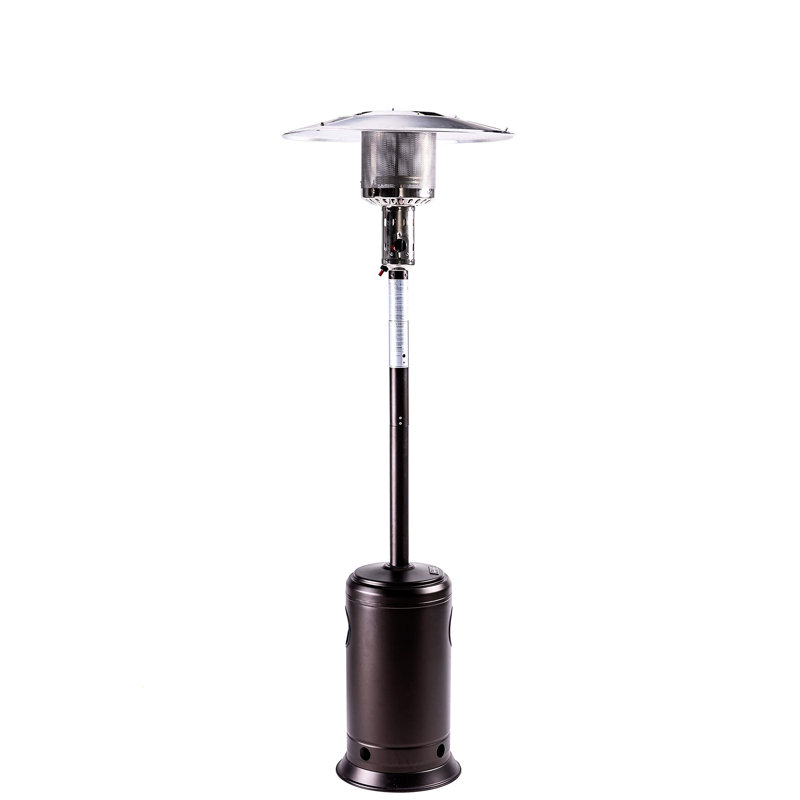 Outdoor Propane Heater With Portable Wheels, 47000 88-Inch Standing, Stainless Steel Burner For Party, Garden, Yard, Restaurant - Patio , Wheels 88 Inch Restaurant, Yard