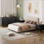 Commode pour chambre à coucher, organisateur de commode, commode 7 tiroirs avec poignée et pieds en métal doré, commode moderne, grande commode pour placard, couloir, entrée-109048505