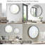 Miroir circulaire en métal-1831910893
