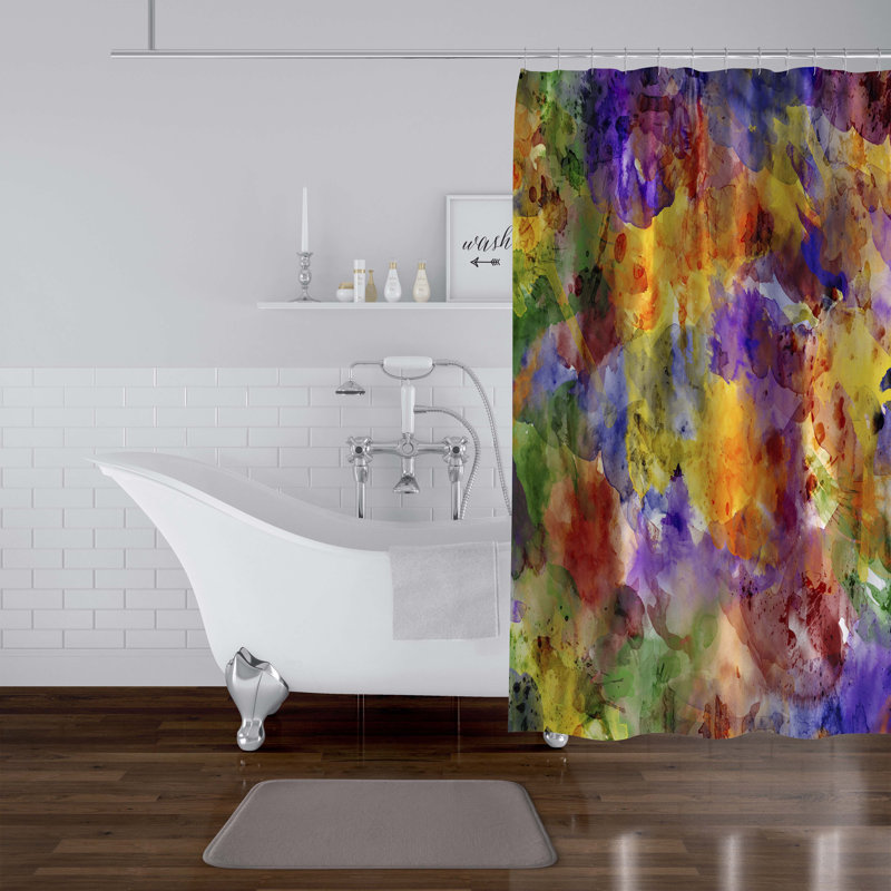 Rideau de douche simple elings, H 90 po x l 70 po