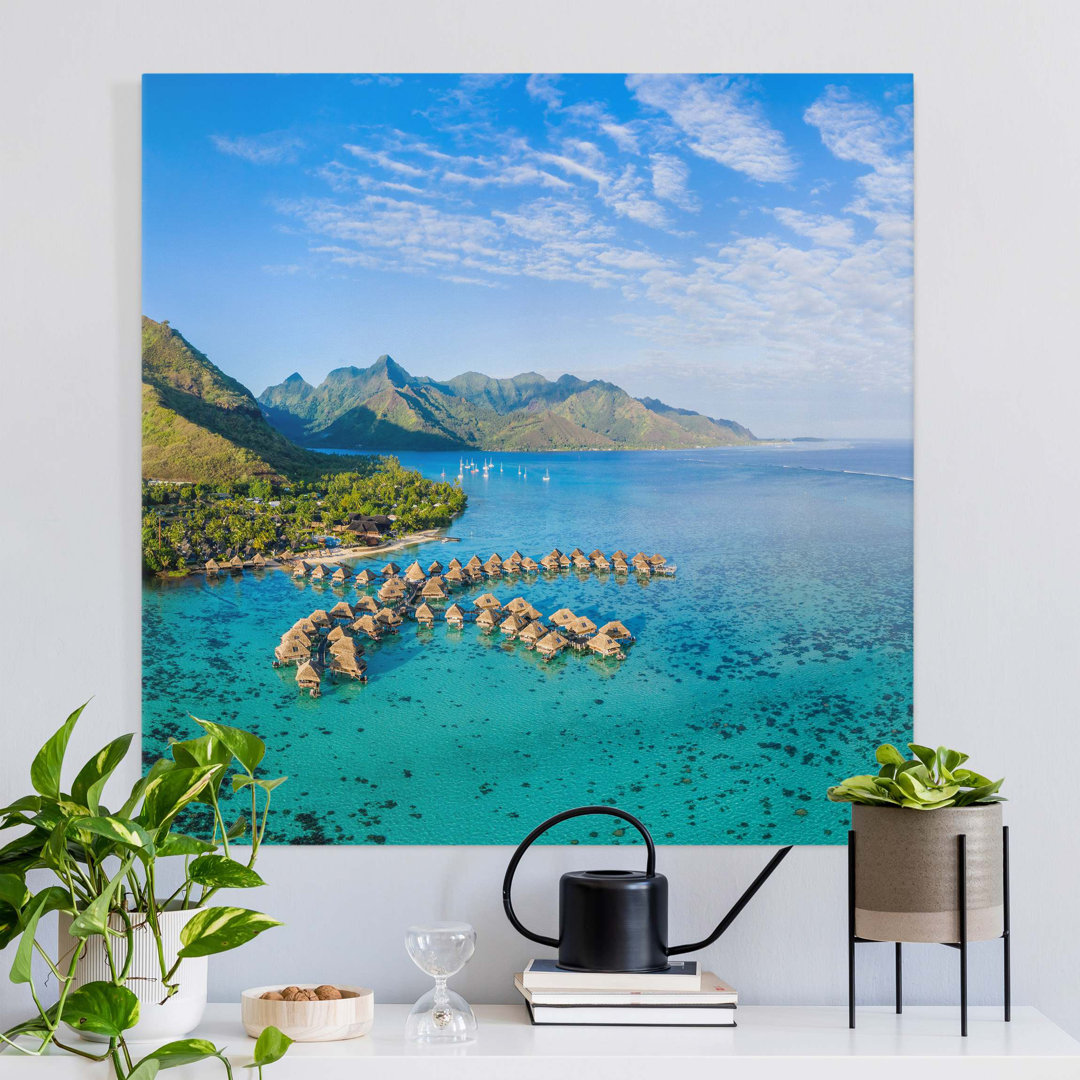 Leinwandbild - Dream Of Moorea, Quadtrat