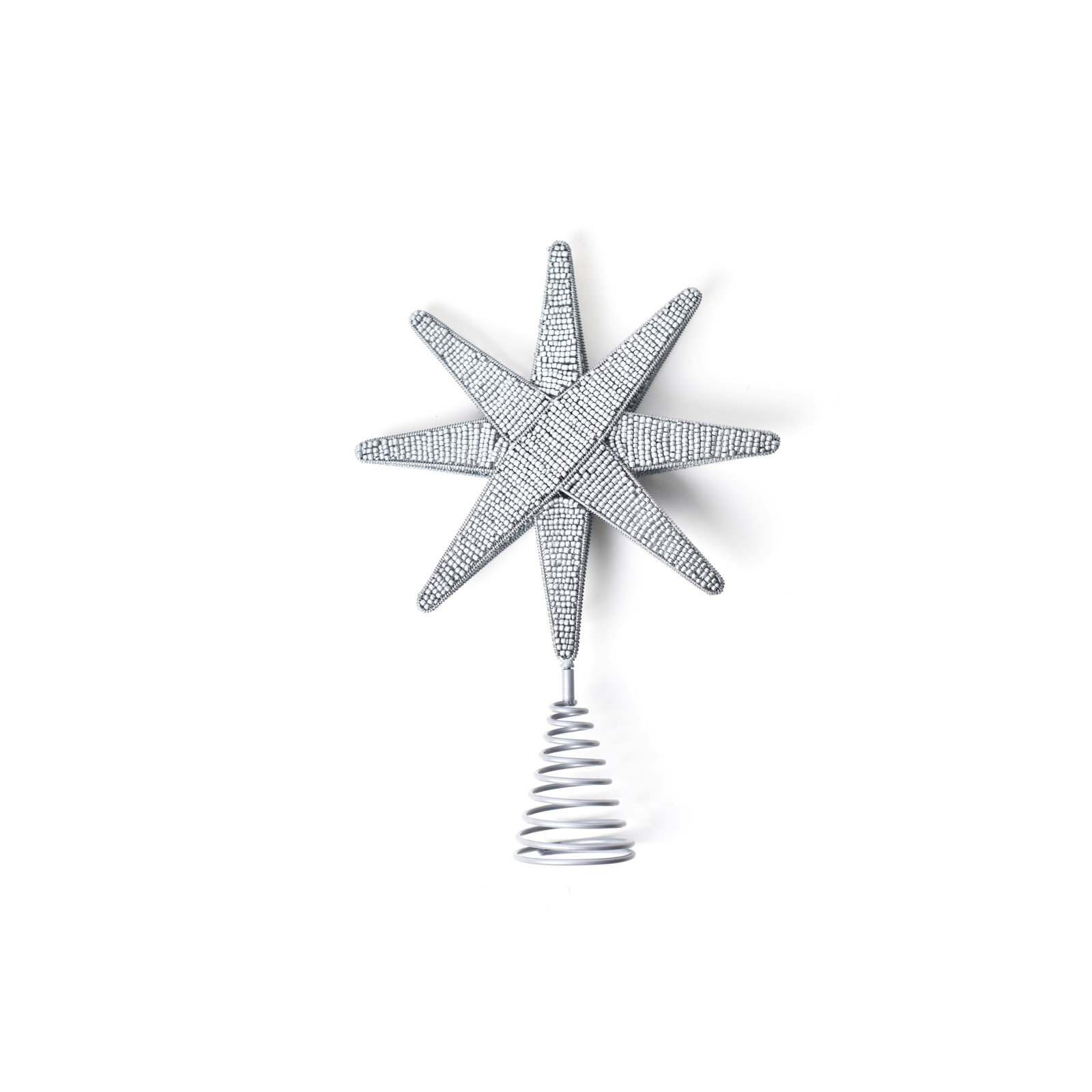 15.5'' Handmade Metal Nativity Tree Topper, Silver