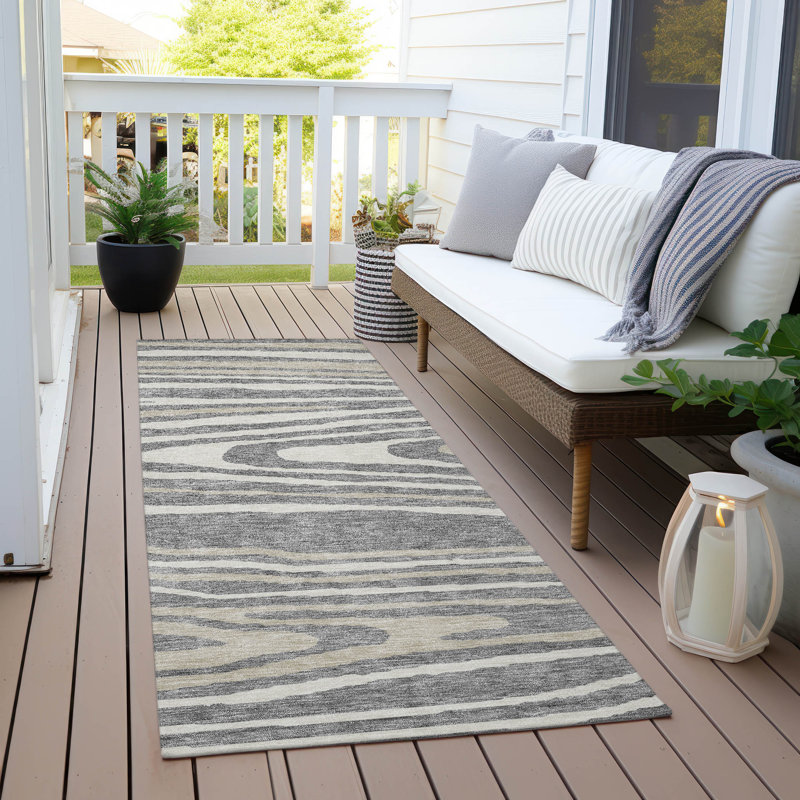 Tapis extérieur Aquaisha, Tapis de couloir 2 pi 3 po x 7 pi 6 po