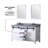Marsyas 60 in W x 22 in D Double Bath Vanity-37292563