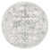 Almirka Medallion Runner Rug for Living Room Bedroom Dining Room Entryway Hallway Kitchen, Ivory/Grey