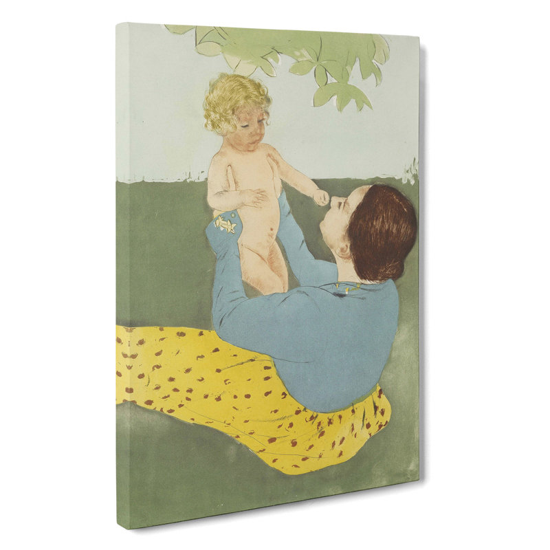 Mother And Child Vol.3 by Mary Cassatt - Wrapped Canvas Painting, 76cm H x 50cm W x 3cm D