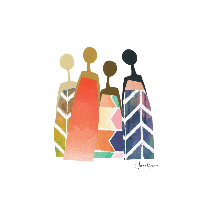 Rainbow Friends - Wrapped Canvas Print, 45.72 cm H x 45.72 cm W