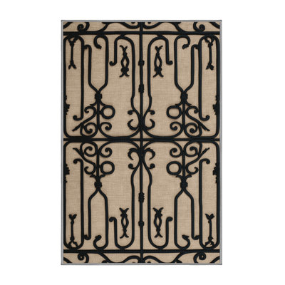  Tapis lavable en fer forgé