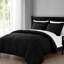 Ensemble d'édredon réversible moderne et contemporain en duvet 6 pièces Lincoln-90674490-90674487