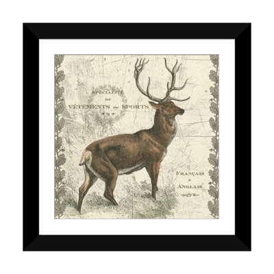 Elk, impression sur toile tendue Regal