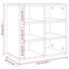 Vidaxl Shoe Cabinet Black 20.7"X11.8"X19.7"
