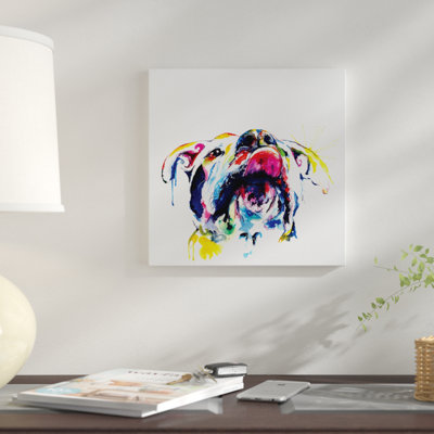 « sourire », impression sur toile