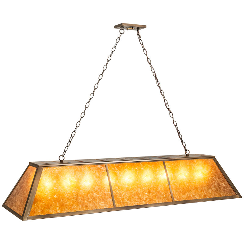 Luminaire suspendu pour table de billard 9 lumières carré/rectangulaire Doerr