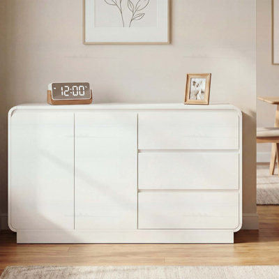 Buffet moderne avec 2 portes et 3 tiroirs