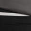 Édredon 7 pièces en faux suède double - microsuède doux au toucher noir avec 3 coussins décoratifs et tissu chaud-118742640-118742642