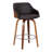 Aiken Swivel Counter or Bar Height Bar Stool with Arms in Faux Leather, Plywood and Metal Footrest-719032353-713458989-713458990