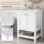 61mm Single Bathroom Vanity with Ceramic Basin-452213184
