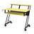 Yellow And Black Music Studio Desk With Keyboard Tray