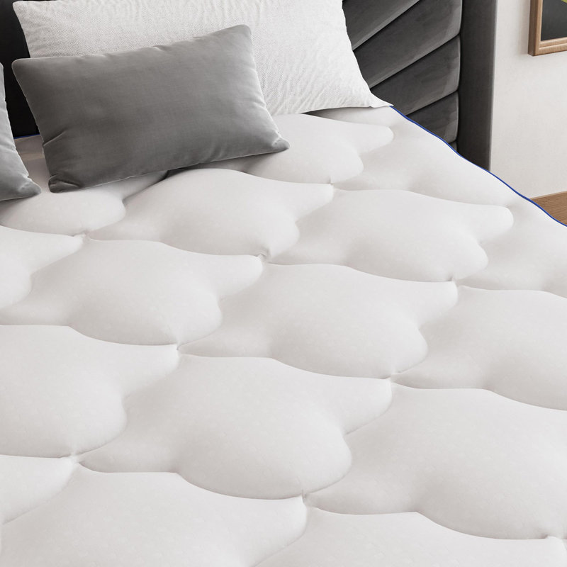 Surmatelas Soft Cloud, Simple extra long, Blanc