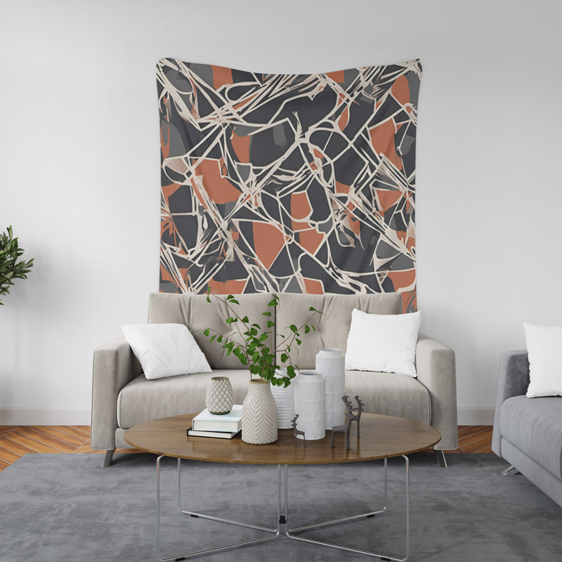 Tapisserie murale, H 80 po x l 68 po