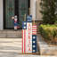 Lighted Wooden Patriotic Firecracker Porch Decor