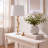 Aderdour Resin and Marble Standard Table Lamp