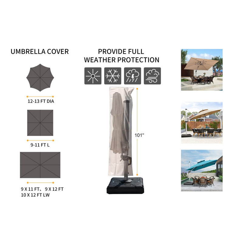 Seweta pour parasols 12 W, Gris
