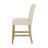 Contemporary Fabric Button Tufted Counter Stools, Set Of 2, For Stylish And Comfortable Seating-2070280082